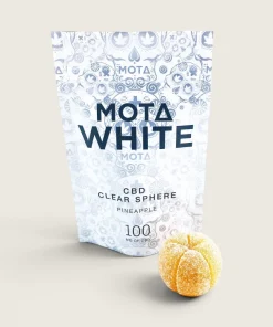 MOTA - White CBD Clear Sphere Pineapple (100 mg CBD) - Image 2