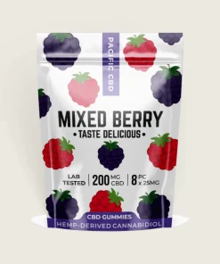 Pacific CBD - Mixed Berry Gummies (200 mg CBD)