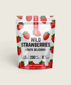 Pacific CBD - Wild Strawberries Gummies (200 mg CBD)