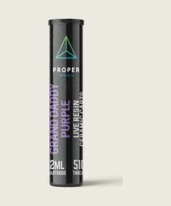 Proper Extracts - Grand Daddy Purple Live Resin Vape Cartridge (2 mL)