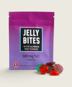 Twisted Extracts - Indica Extra Strength Jelly Bites (500 mg THC)