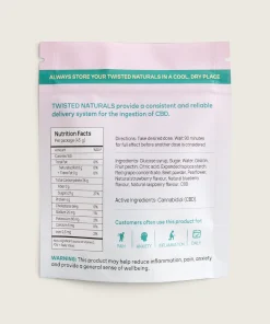 Alternative view of Twisted Extracts - Naturals Fieldberry Dream Gummies (200 mg CBD)