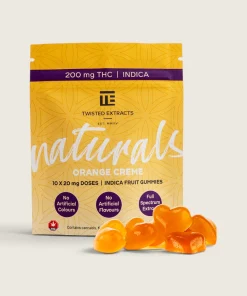 Twisted Extracts - Naturals Orange Creme Gummies (200 mg THC)