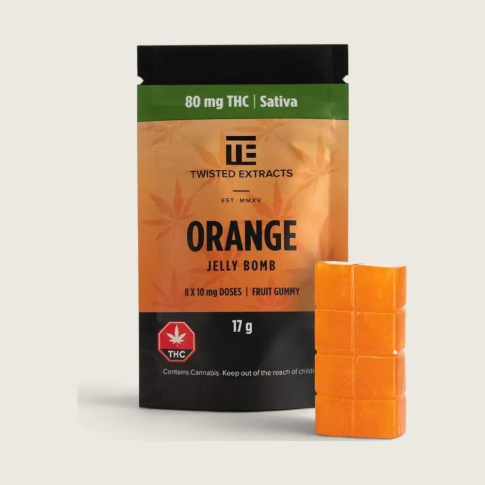 Twisted Extracts - Orange Jelly Bomb (80 mg THC)